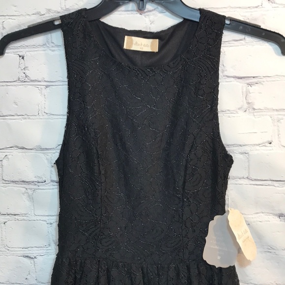 NWT Altar’d State Black Floral Lace Skater Dress - Picture 3 of 8